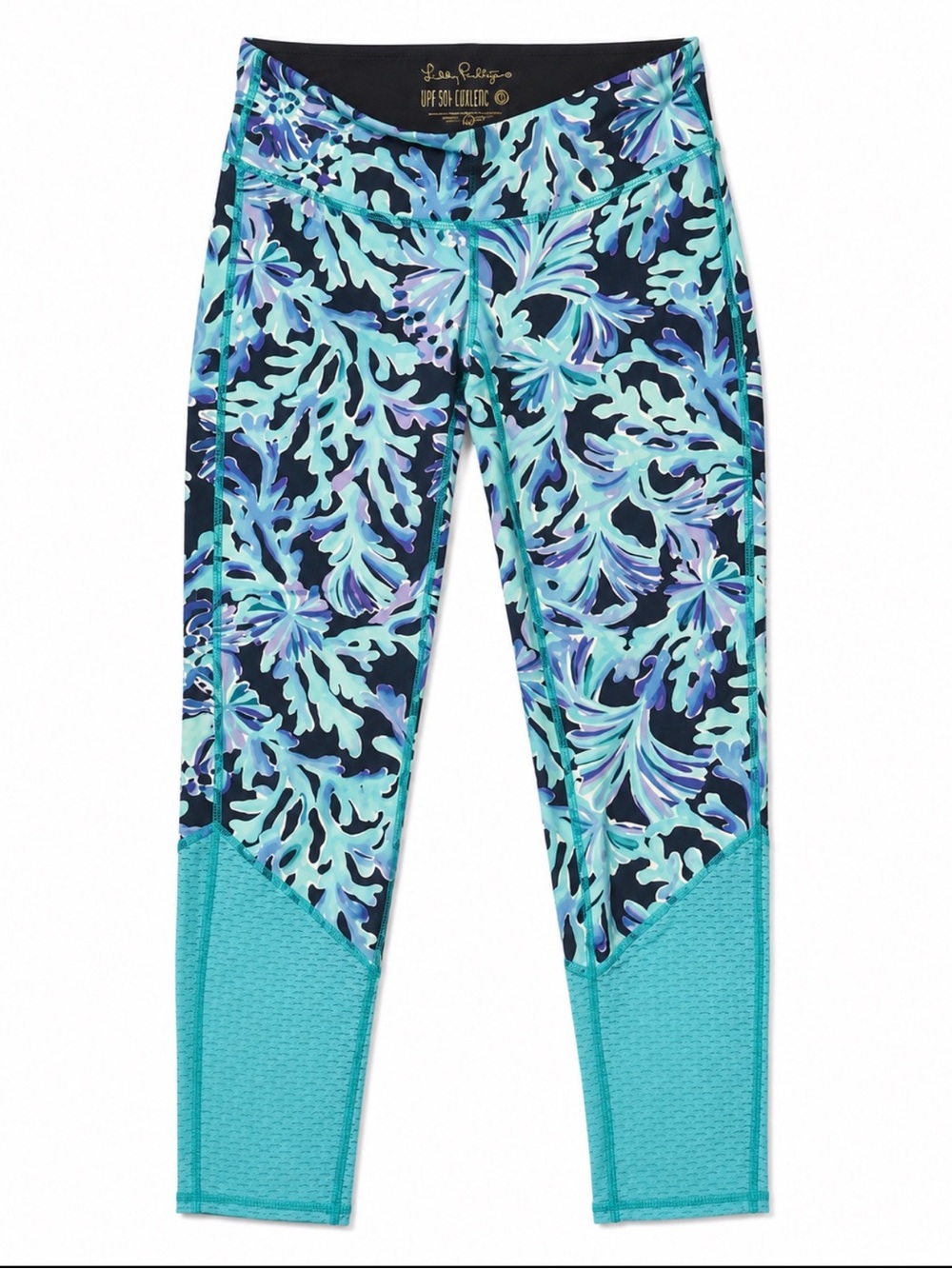 Lilly Pulitzer Luxletic Weekender Leggings XS “In Too Deep"